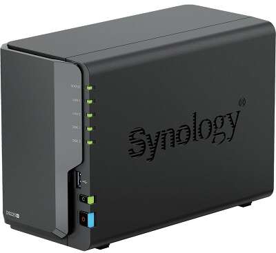 Synology DS225+ СХД настольное исполнение 2BAY NO HDD (repl. DS224+)) вилка UK/HK 3-pin