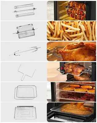 Аэрогриль Kitfort КТ-2236 15л 1800Вт черный