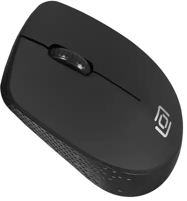 Мышь Оклик 486MW черный оптическая 1600dpi беспров. USB для ноутбука 3but (1196555)