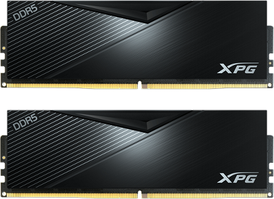 Оперативная память ADATA LANCER DDR5 DIMM 32GB 6400MHz 2*16GB 32-39-39 1.4V BLACK DUAL COLOR BOX