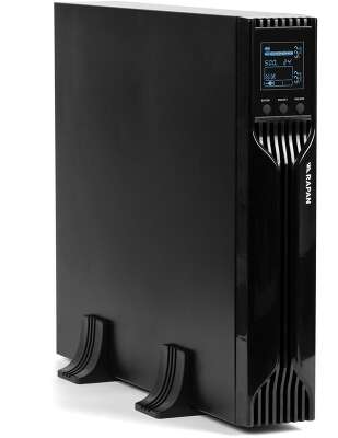 ИБП БАСТИОН RAPAN-UPS 3000 RACK+4x9Ah, 3000 В·А, 2.1 кВт, IEC, черный