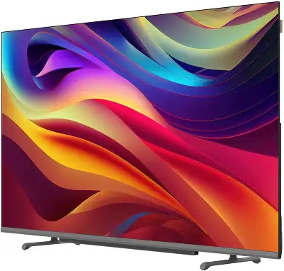 Телевизор QLED Digma Pro 43" QLED 43L Google TV Frameless черный/серебристый 4K Ultra HD 120Hz HSR DVB-T DVB-T2 DVB-C DVB-S DVB-S2 USB WiFi Smart TV