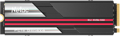 SSD накопитель Netac SSD NV7000 1TB PCIe 4 x4 M.2 2280 NVMe 3D NAND, R/W up to 7200/5500MB/s, IOPS(R4K) 460K/920K, TBW 640TB, with heat sink, 5y wty