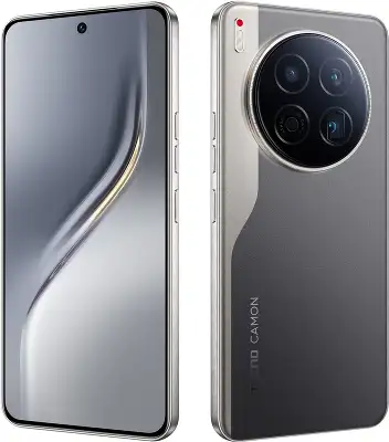 Смартфон Tecno Camon 40 Premier 5G 256Gb 12Gb черный моноблок 3G 4G 2Sim 6.67" 1260x2800 Android 15 50Mpix 802.11 a/b/g/n/ac/ax NFC GPS GSM900/1800 GSM1900 Protect FM