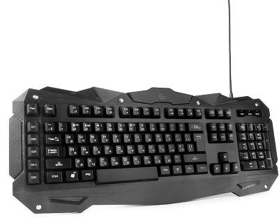 Клавиатура игровая Gembird KB-G200L, USB, чёрная