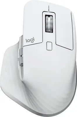 Мышь Logitech MX Master 3S светло-серый оптическая 8000dpi беспров. BT/Radio USB 5but (910-006566)