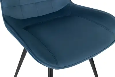 Стул для дома Бюрократ CH-K2 синий Holland 58 металл черный на ножках (CH-K2_1/HL58)