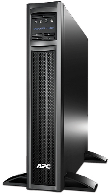 Источник бесперебойного питания мощностью 800VА APC Smart-UPS X 1000VA/800W, Tower/RM 2U, Ext. Runtime, Line-Interactive, LCD, Out: 220-240V 8xC13 (2-gr. switched) , SmartSlot, USB, COM, EPO, HS User Replaceable Bat, Black, 1 year warranty
