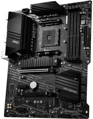 Материнская плата MSI B550-A PRO Soc-AM4 AMD B550 4xDDR4 ATX AC`97 8ch(7.1) GbLAN RAID+HDMI+DP