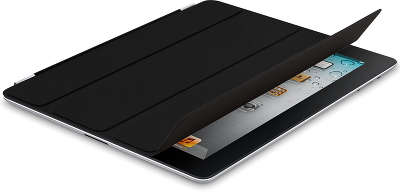 Кожаный чехол Apple Smart Cover для iPad 2/3/4, Black [MD301]