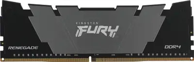 Память DDR4 16GB 4000MHz Kingston KF440C19RB12/16 Fury Renegade Black RTL Gaming PC4-32000 CL19 DIMM 288-pin 1.35В dual rank с радиатором Ret