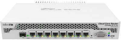 Маршрутизатор MIKROTIK CCR1009-7G-1C-PC Router 19 Rack Mount. Ethernet 7x 10/100/1000 1x SFP/RJ45. Serial. PoE. micrUSB