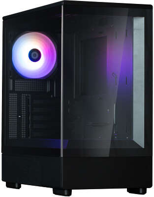 Корпус Zalman P10, черный, mATX, без БП (P10 Black)