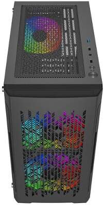 Корпус PowerCase Mistral Micro D3W ARGB, черный, mATX, без БП (CMMDB-A3)