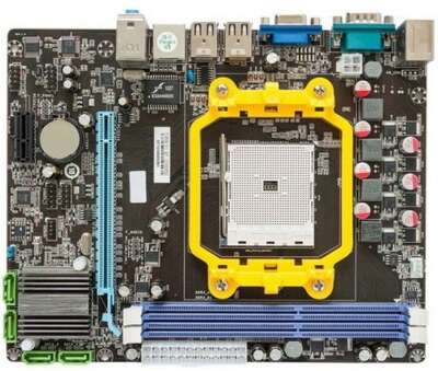 Материнская плата Esonic A55F1AL2, FM1 , AMD A55, mATX, 2xDDR3, 1xPCI-Ex16, 1xPCI-Ex1, 4xSATA2, 10/100, 6CH, VGA, 4xUSB2.0, 1x COM RTL {20}