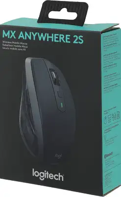 Мышь Logitech MX Anywhere 2S графитовый оптическая 4000dpi беспров. BT/Radio USB 7but (910-006211)