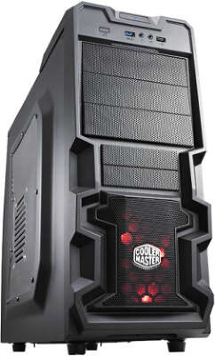 Корпус Cooler Master K380, Window, черный, ATX, без БП (RC-K380-KWN1)