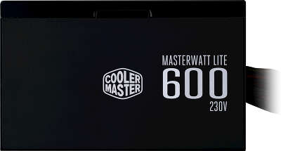 Блок питания 600W Cooler Master MasterWatt Lite, 600W, ATX, 120mm