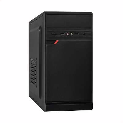 Exegate EX283058RUS Корпус Minitower ExeGate BAA-106 Black, mATX, <AAA400, 80mm>, 2*USB, Audio