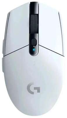 Мышь Logitech Мышь игровая Logitech G304 Lightspeed White белая, 200-12000dpi, беспроводная 2.4GHz, USB приемник LIGHTSPEED™, 6 программируемых кнопок, под обе руки