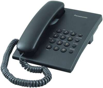 Телефон Panasonic KX-TS2350RUB (черный)