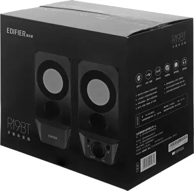 Колонки Edifier R19BT 2.0 черный 4Вт BT
