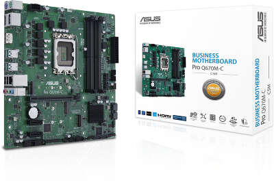 Материнская плата mATX LGA1700 ASUS PRO Q670M-C-CSM