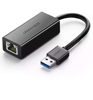 Адаптер UGREEN CR111 (20256) USB 3.0 Gigabit Ethernet Adapter. Цвет: черный