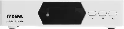 Ресивер DVB-T2 Cadena CDT-2214SB белый