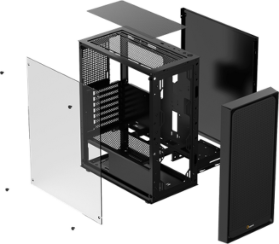 корпус Ocypus Gamma C50 BK, MATX, USB3.0*1+USB2.0*2