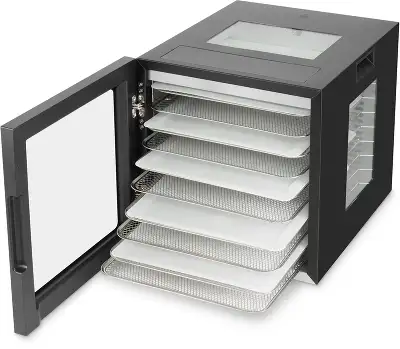 Сушка для фруктов и овощей Hyundai HYFD-8804 20под. 850Вт черный
