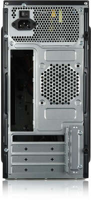 Корпус FOXLINE MiniTower Forza FZ-017 черный (mATX, 450W, 2xUSB3.0, no fan) (FZ-017-SX450R-U32)