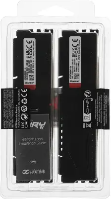 Память DDR5 2x32GB 5600MHz Kingston KF556C40BBK2-64 Fury Beast RTL Gaming PC5-44800 CL40 DIMM 288-pin 1.25В dual rank с радиатором Ret