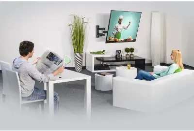 Кронштейн для телевизора Hama 00220822 черный 19