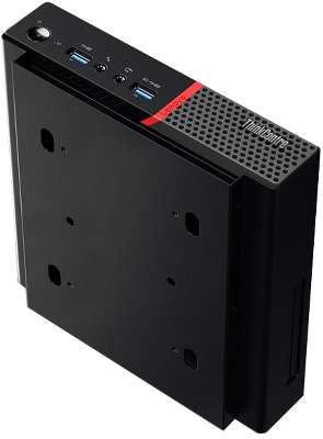 Компьютер Lenovo ThinkCentre M700 TINY slim i3-6100T/4/SSHD128/HDG530/WiFi/BT/W10P/Kb+Mouse, черный