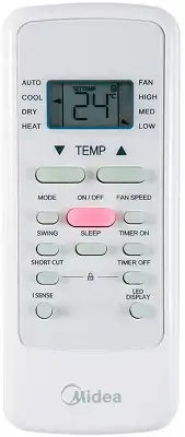 Кондиционер мобильный Midea MPPT-12CRFN7-Q серебристый/белый площ.35м2 инверт.