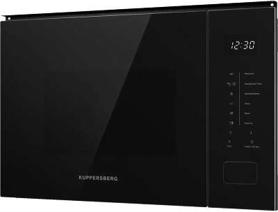 Встраиваемая микроволновая печь Kuppersberg/ Встраиваемая микроволновая печь Kuppersberg, ВхШхГ 389х595х379, объем 25 л, мощность 900 Вт, 5 уровней мощности, гриль, 8 автоматических программ, размораживание, сенсорное управление, цвет черный