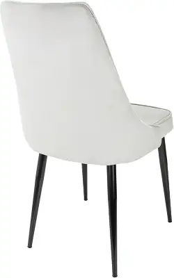 Стул для дома Бюрократ CH-K4 св.серый Holland 09 металл черный на ножках (CH-K4_1/HL09)