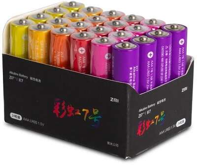 Батарея CUKTECH AAA rainbow alkaline battery (24 pellet)