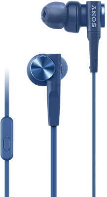 Гарнитура Sony MDR-XB55AP, синяя