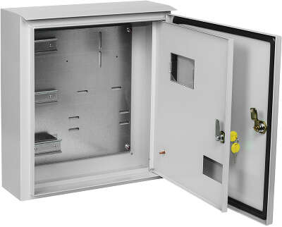 Щит распределительный IEK MKM51-N-09-54 TITAN ЩУ 3/1-1 У1 IP66 навесной 400мм 150мм 445мм 12мод. металл IP66 серый с возможностью установки счетчика (упак.:1шт)