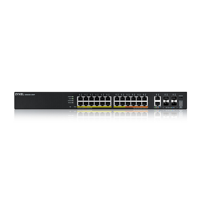 Коммутатор L3 Access коммутатор Zyxel NebulaFlex Pro XGS2220-30HP, rack 19", 24xRJ-45: 1G PoE+ (8 из них PoE++), 2xRJ-45: 1/2.5/5/10G PoE++, 4xSFP+, бюджет PoE 400 Вт