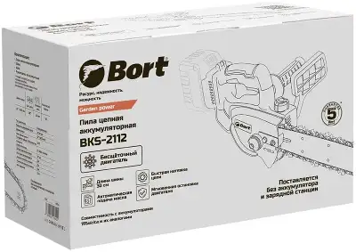 Цепная пила Bort BKS-2112 аккум. дл.шины:12