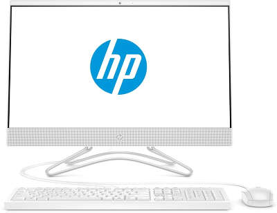 Моноблок HP AIO 22-c0032ur 21.5" FHD i5-8250U/4/1000/16 SSD/WF/BT/Cam/Kb+Mouse/W10,белый (4HF65EA)