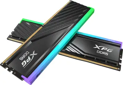 Память DDR5 2x16GB 6000MHz A-Data AX5U6000C3016G-DTLABRBK XPG Lancer Blade RGB RTL Gaming PC5-48000 CL30 DIMM ECC 288-pin 1.35В kit dual rank с радиатором Ret