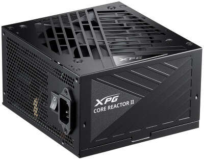 Блок питания XPG CORE REACTOR II 750 (ATX 3.0, 750W, Full Modular, PWM 120mm FDB fan, Active PFC, DC to DC, Half-Bridge & LLC converter, 80+ GOLD, all Japanese capacitors) RET