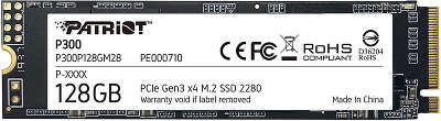 Накопитель SSD Patriot PCIe 3.0 x4 128GB P300P128GM28 P300 M.2 2280