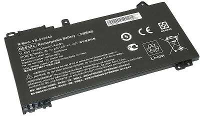Батарея для HP ProBook 430G6/440G6/445G6/450G6/430G7440G7/450G7 (L32656-005/RE03XL) 40Wh 11.55V (OEM)