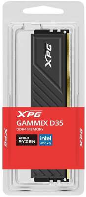 Модуль памяти ADATA XPG Gammix D35 RGB Gaming Memory X8 8GB DDR4 3600 U-DIMM CL 18-22-22, black