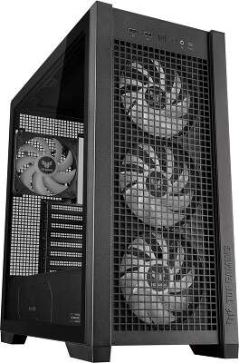 Корпус ASUS TUF GAMING GT302 TG ARGB BLACK (90DC00I0-B19000) GT302/ARGB FANS/BLK
